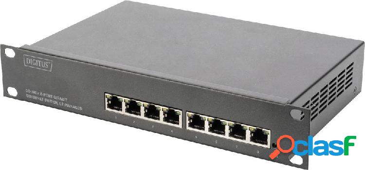 Digitus DN-80117 Switch di rete managed 8 Porte 10 / 100 /