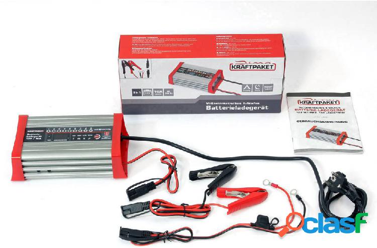 Dino KRAFTPAKET 136321 Caricatore automatico 12 V 10 A