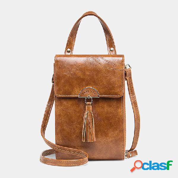 Donna Moda Nappa Spalla Borsa Spalla Borsa Telefono Borsa
