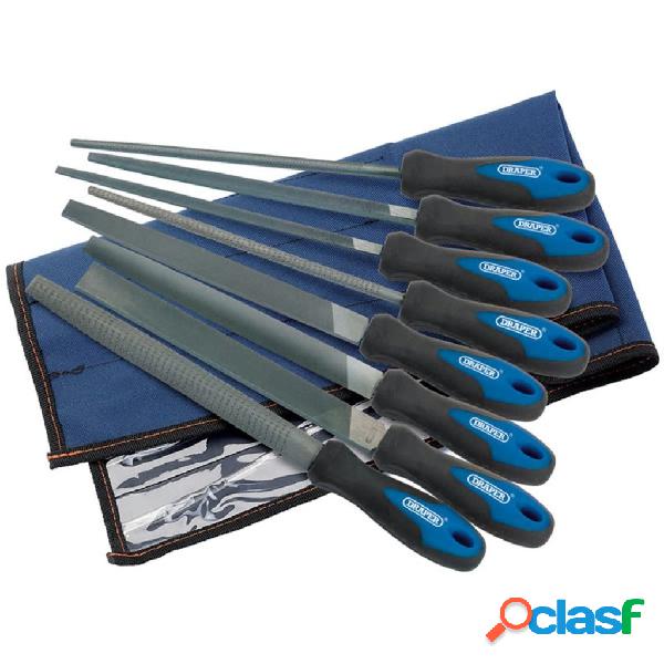 Draper Tools Set 8 Pz Lime e Raspe da Ingegnere 200 mm 44961