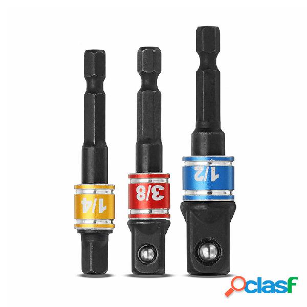Drillpro 3Pcs Power cacciavite Adattatore per barra di