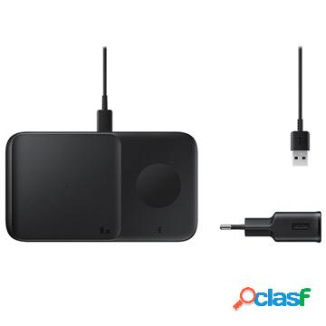 Duo Caricabatterie Senza Fili Samsung con TA EP-P4300TBEGEU