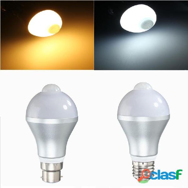 E27 sensore PIR di movimento B22 5W auto LED energia a