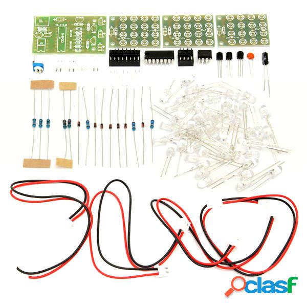 Elettronica del modulo strobo apprendimento kit CD4017+ne555