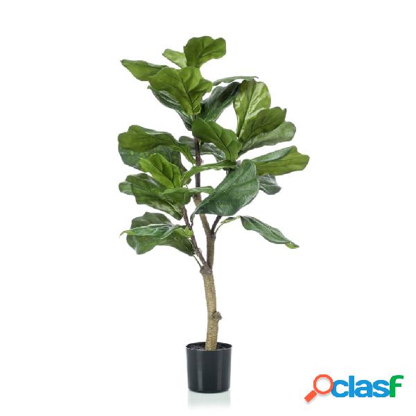 Emerald Pianta di Ficus Lyrata Artificiale 90 cm