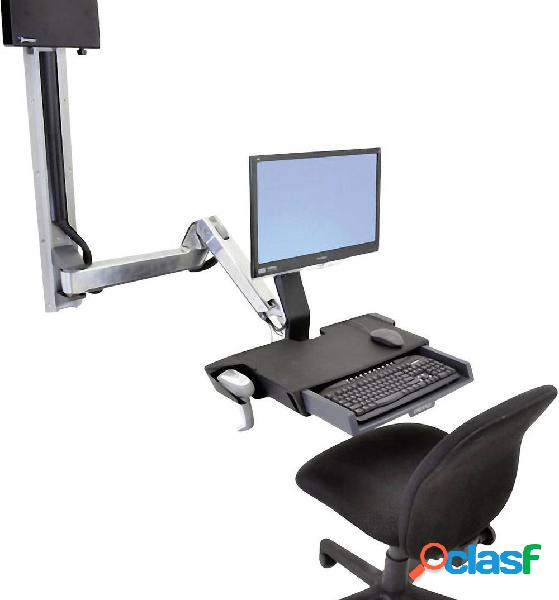 Ergotron StyleView Sit-Stand Combo 1 parte Supporto a muro