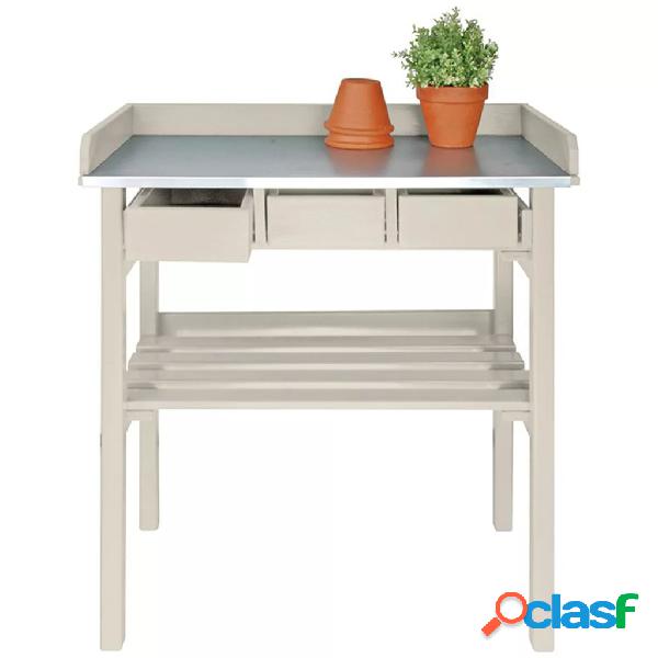 Esschert Design CF29W Tavolo da lavoro da lavoro da esterno