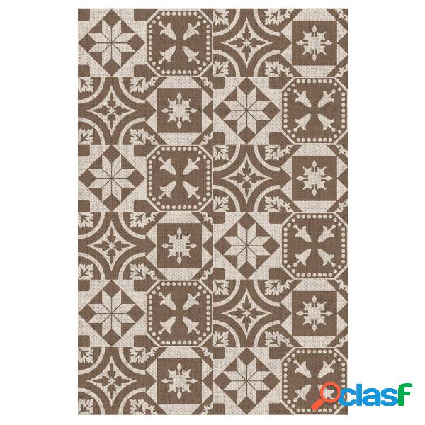Esschert Design Tappeto da Esterno 182x122 cm Piastrelle