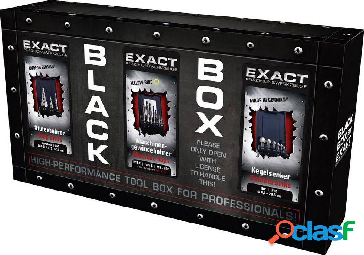 Exact 70611 KIT Maschi a macchina metrica M3 - M12 Taglio