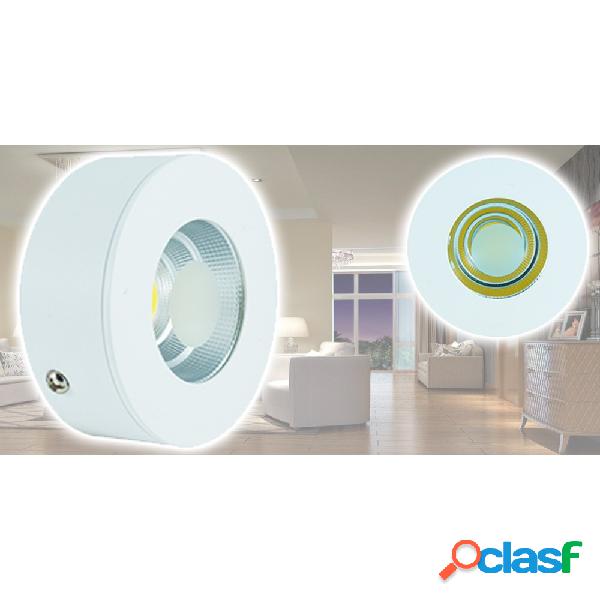 FARETTO LED COB 5W WATT LUCE FREDDA CALDA NATURALE MONTAGGIO