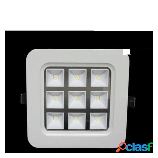 FARO FARETTO LED INCASSO A MOLLA 4W 9W 16W 25W QUADRATO CON