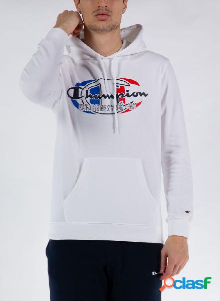FELPA GRAPHIC LOGO CON CAPPUCCIO