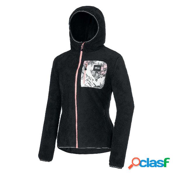 FELPA IN PILE IZIMO DONNA (Colore: Black, Taglia: L)