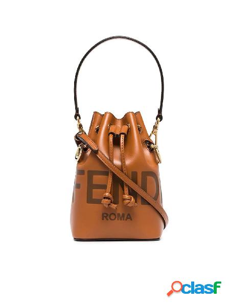 FENDI BORSA A MANO DONNA 8BS010AC9LF0QVK PELLE MARRONE