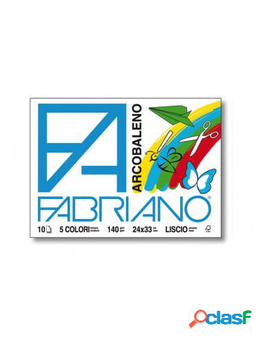 Fabriano - Album Da Disegno Colorato Fabriano 24x33 Cm 10