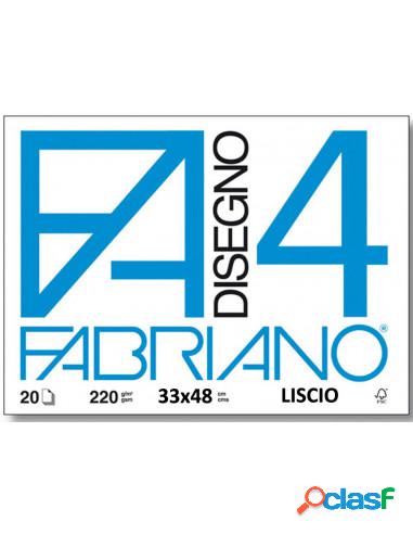 Fabriano - Album Da Disegno Liscio F4 Fabriano 33x48 Cm 10