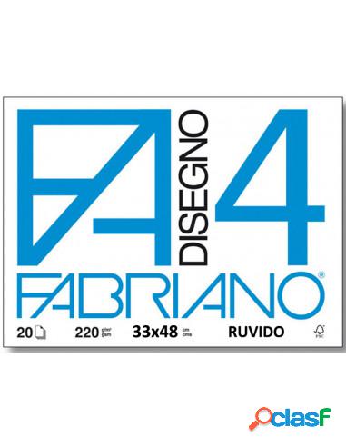 Fabriano - Album Da Disegno Ruvido F4 Fabriano 33x48 Cm 10