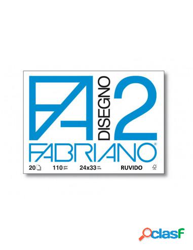 Fabriano - Album F2 Da Disegno Ruvido Fabriano 24x33 Cm 10