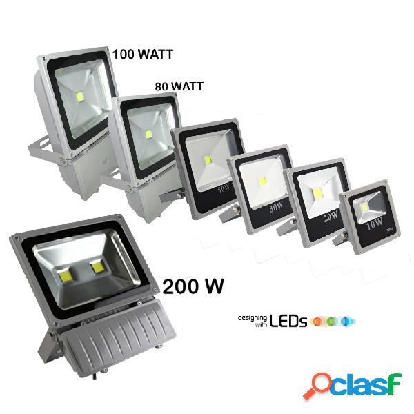 Faro led SLIM faretto IP66 alta luminosità luce bianca