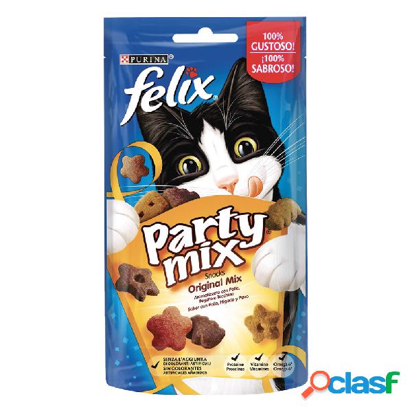 Felix Party Mix Snack per gatti Original Mix con Pollo,