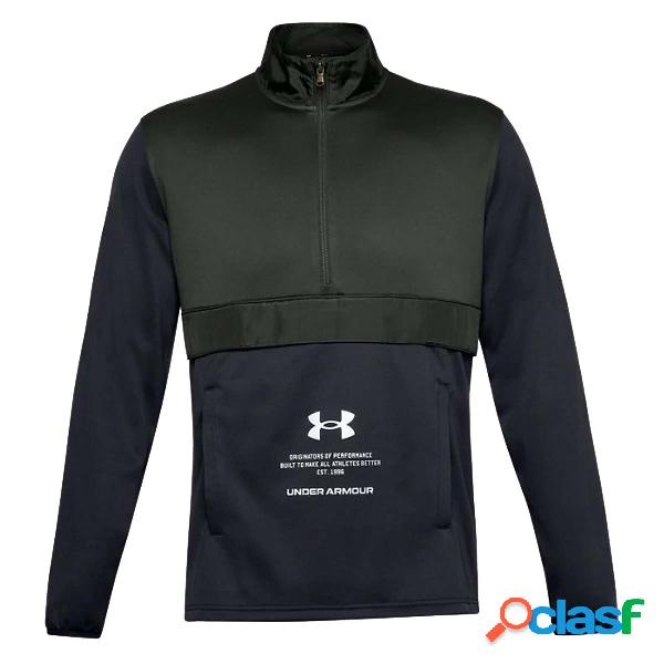 Felpa Under Armour Max Sport da uomo (Colore: BAROQUE GREEN,