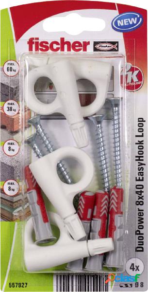 Fischer DuoPower 8x40 EasyHook Loop K (4) Assortimento