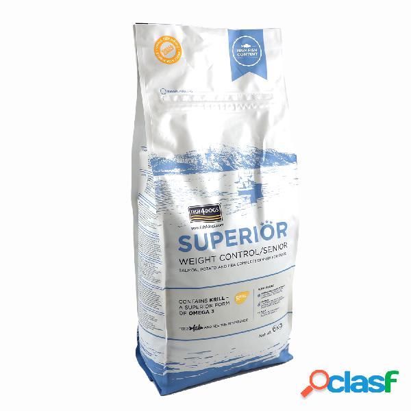 Fish4dogs Superior Dog Senior Weight Control S 6 kg