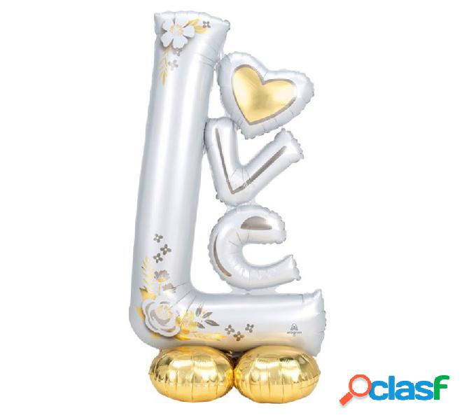 Foil pallone gigante Airloonz Amore Wedding 73X147 cm