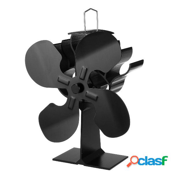 Fornello a 4 pale Ventilatore Calore Stufa a legna