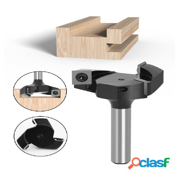 Fresa a tre lame 8MM 12MM 1/2 "Codolo per fresa per legno