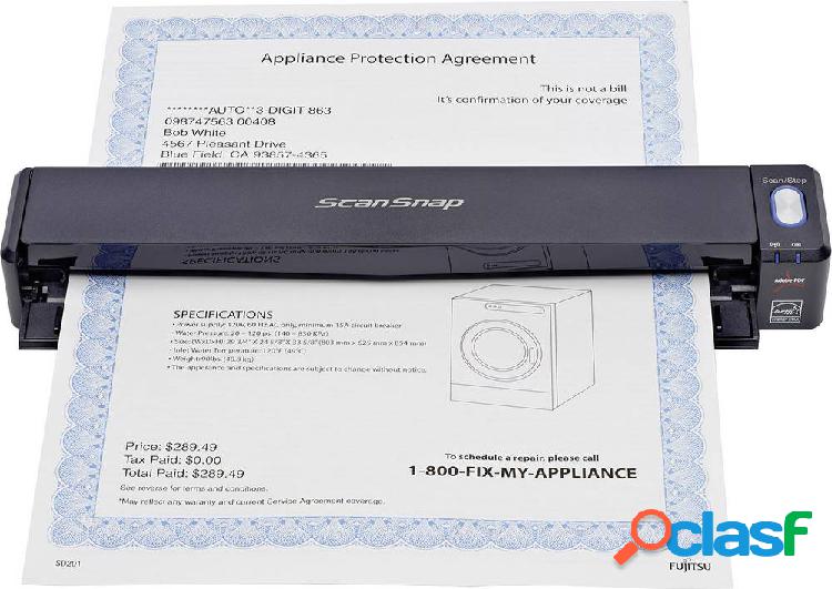 Fujitsu ScanSnap iX100 Scanner portatile per documenti A4