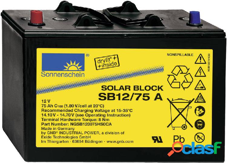 GNB Sonnenschein Solar-Block SB12/75 A NGSB120075HS0CA