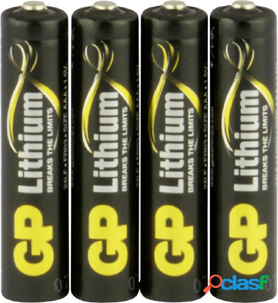 GP Batteries Excellent FR03 Batteria Ministilo (AAA) Litio