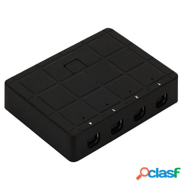 GRWIBEOU 4 porte USB 2.0 Sharing Device Switcher Adapter