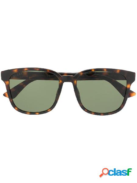 GUCCI OCCHIALI DA SOLE UOMO GG0637SK002 ACETATO MARRONE