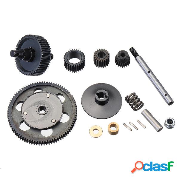 Gear Scatola Set ingranaggi in acciaio metallo 87T / 22T per