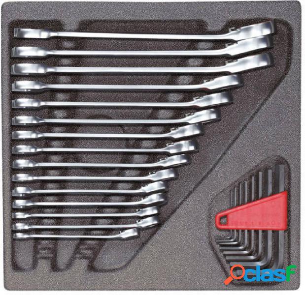 Gedore RED 3301700 R22250001 Set chiavi a cricchetto