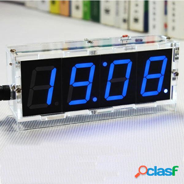 Geekcreit 2PCS FAI DA TE 4 cifre LED Kit orologio