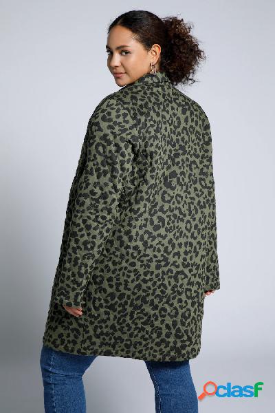 Giacca trapuntata dal taglio dritto con colletto da camicia,