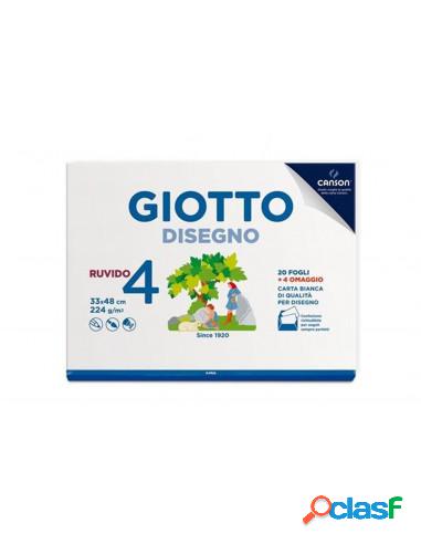 Giotto - Blocco 4 Disegno 24fg 24x33 Ruvido