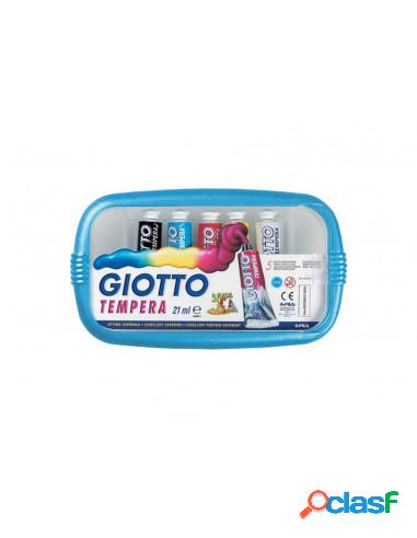 Giotto - Tempere Tubo Giotto 5 Colori Primari