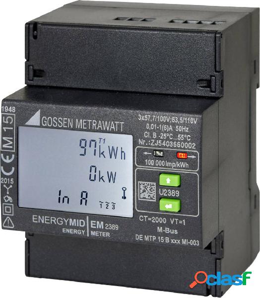 Gossen Metrawatt U2387-V012 Contatore corrente trifase a