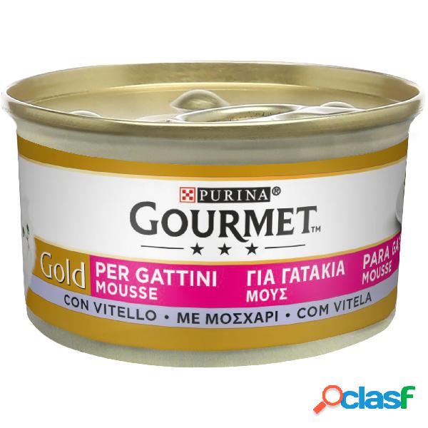 Gourmet Gold Cat Kitten Mousse con Vitello 85 gr