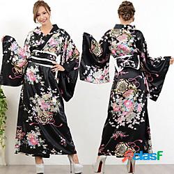 Guerriero giapponese Adulto Per donna Elegante Kimono Kimono