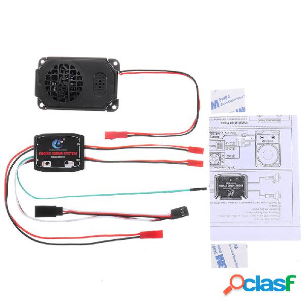 HG P408 1/10 Sistema audio motore + Tromba altoparlante RC