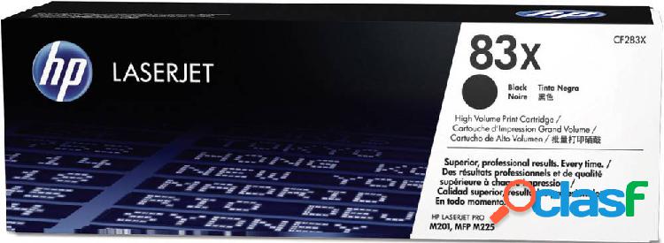 HP 83X CF283X Cassetta Toner Nero 2200 pagine Originale