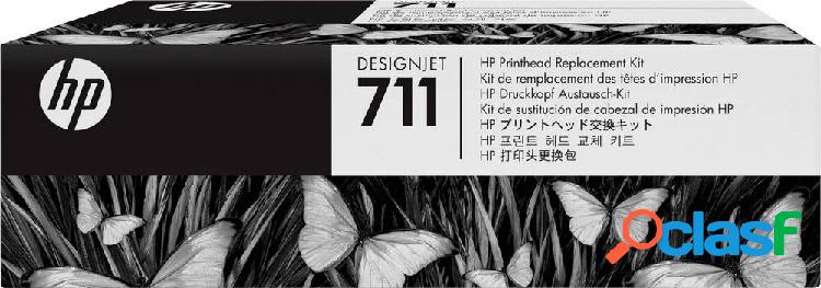 HP Testina di stampa 711 Originale Nero, Ciano, Magenta,