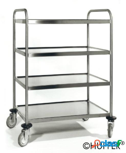 HUPFER 01.1211.2 Carrello con ripiani Acciaio inox Capacità