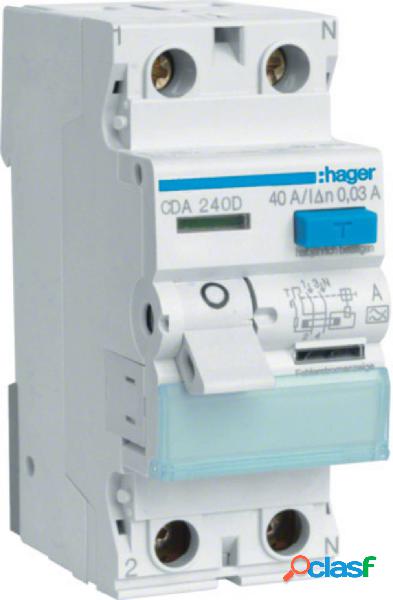 Hager CDA240D CDA240D Interruttore differenziale di