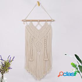 Hand Woven Macrame Wall Tapestry Bohemian Boho Art Decor